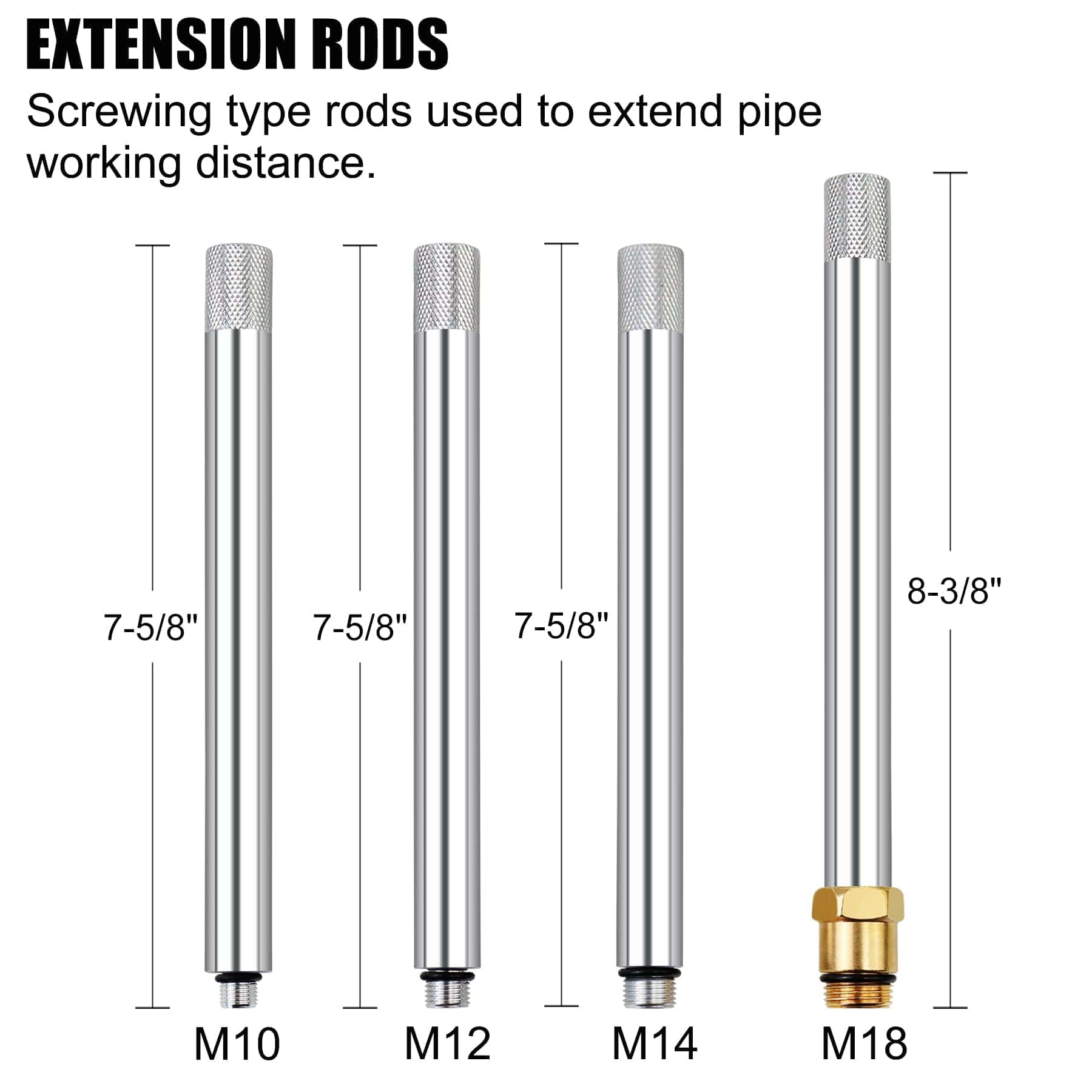 JIFETOR Probador de Compresión de Cilindros, Juego de - Imagen 7