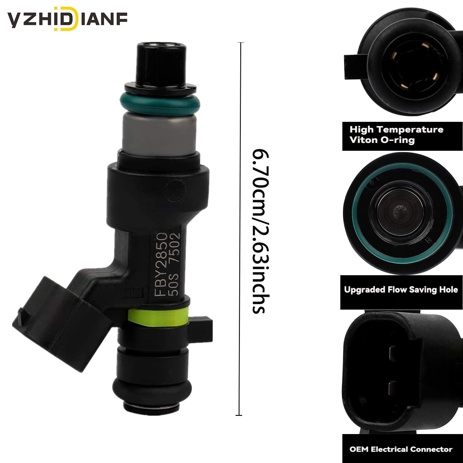 Inyectores de combustible YZHIDIANF Mejorados COMPATIBLES - Imagen 4