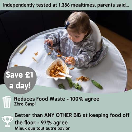 Tidy Tot- Kit de Babero y Bandeja para Bebés - Babero a - Imagen 7