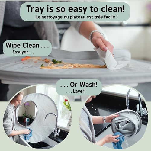 Tidy Tot- Kit de Babero y Bandeja para Bebés - Babero a - Imagen 5