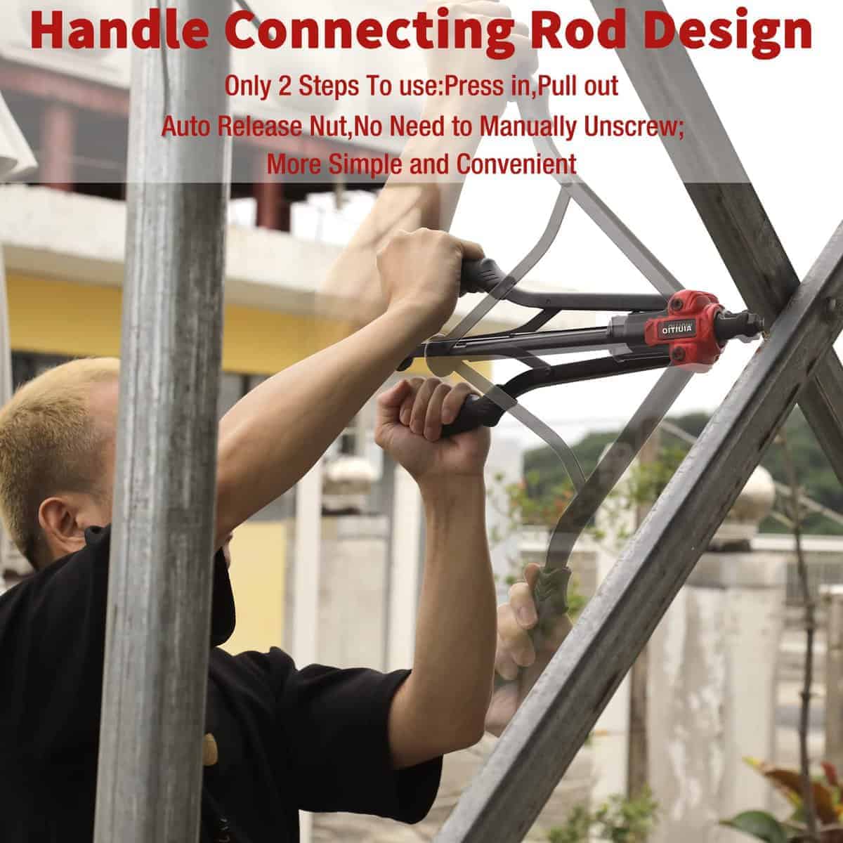 AIUITIO 16'' Herramienta de Tuerca Remachada, Kit de - Imagen 4