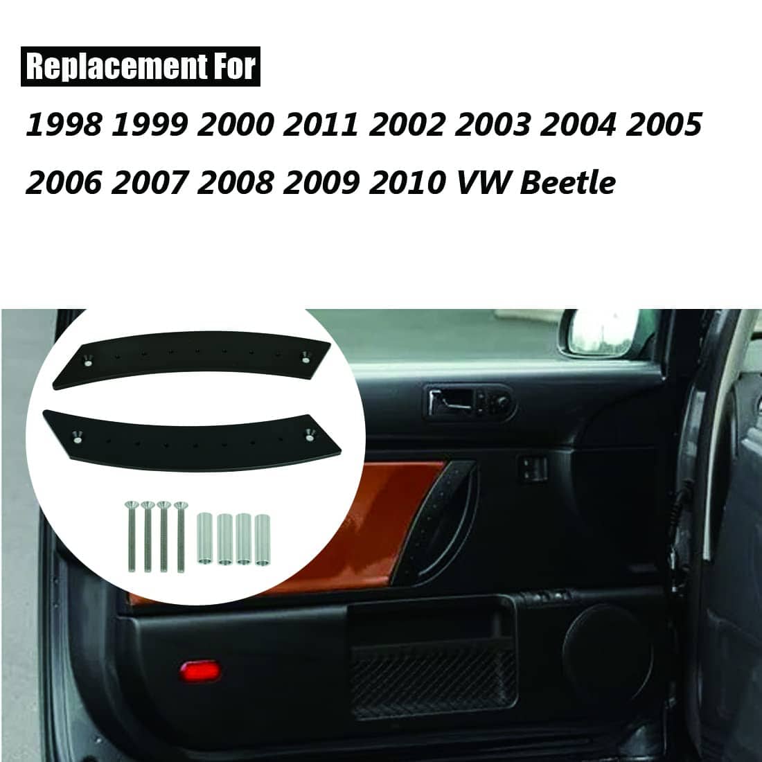 Manijas de puerta BACLAUGH para VW Beetle 1998 1999 2000 - Imagen 5