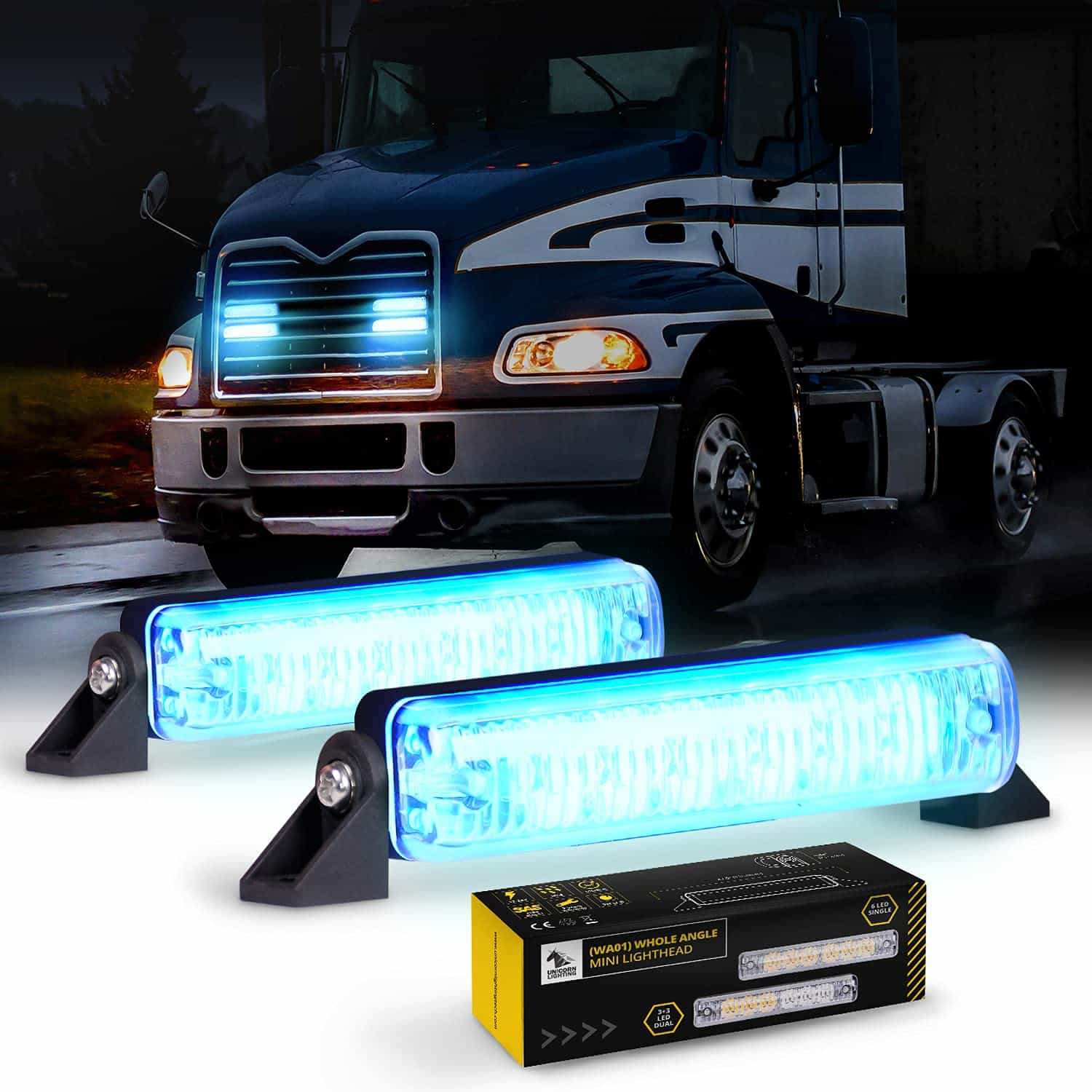 Luces de Emergencia con Temática de Unicornio para