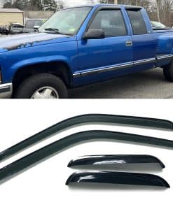 Deflector de viento y lluvia para ventanas tintadas de humo