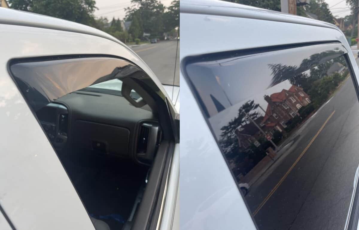 Deflectores de ventana de sol y lluvia -Tinte Ahumado - Imagen 4