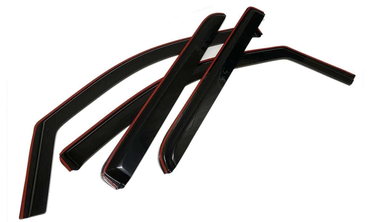 Deflectores de ventana de sol y lluvia -Tinte Ahumado - Imagen 7