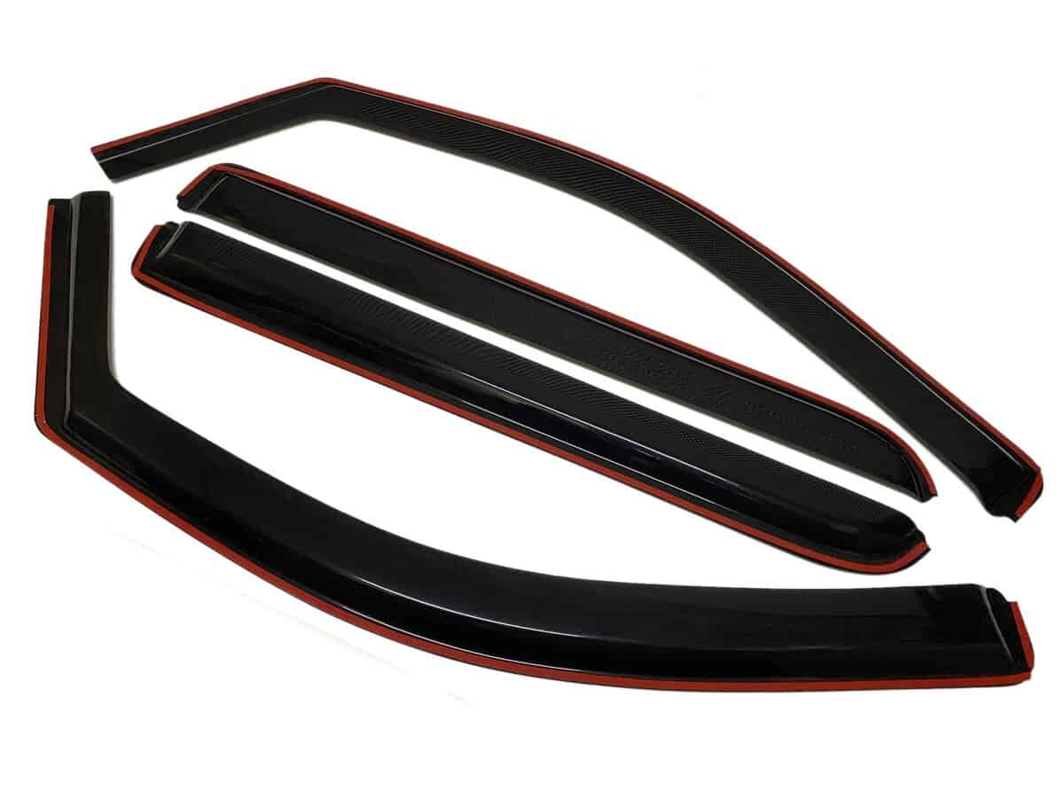 Deflectores de ventana de sol y lluvia -Tinte Ahumado - Imagen 6