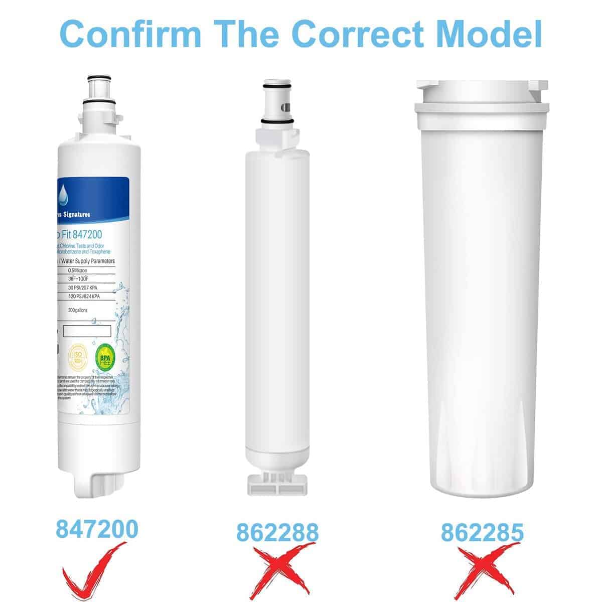 847200 Filtro de Agua de Repuesto para Refrigerador Fisher - Imagen 3