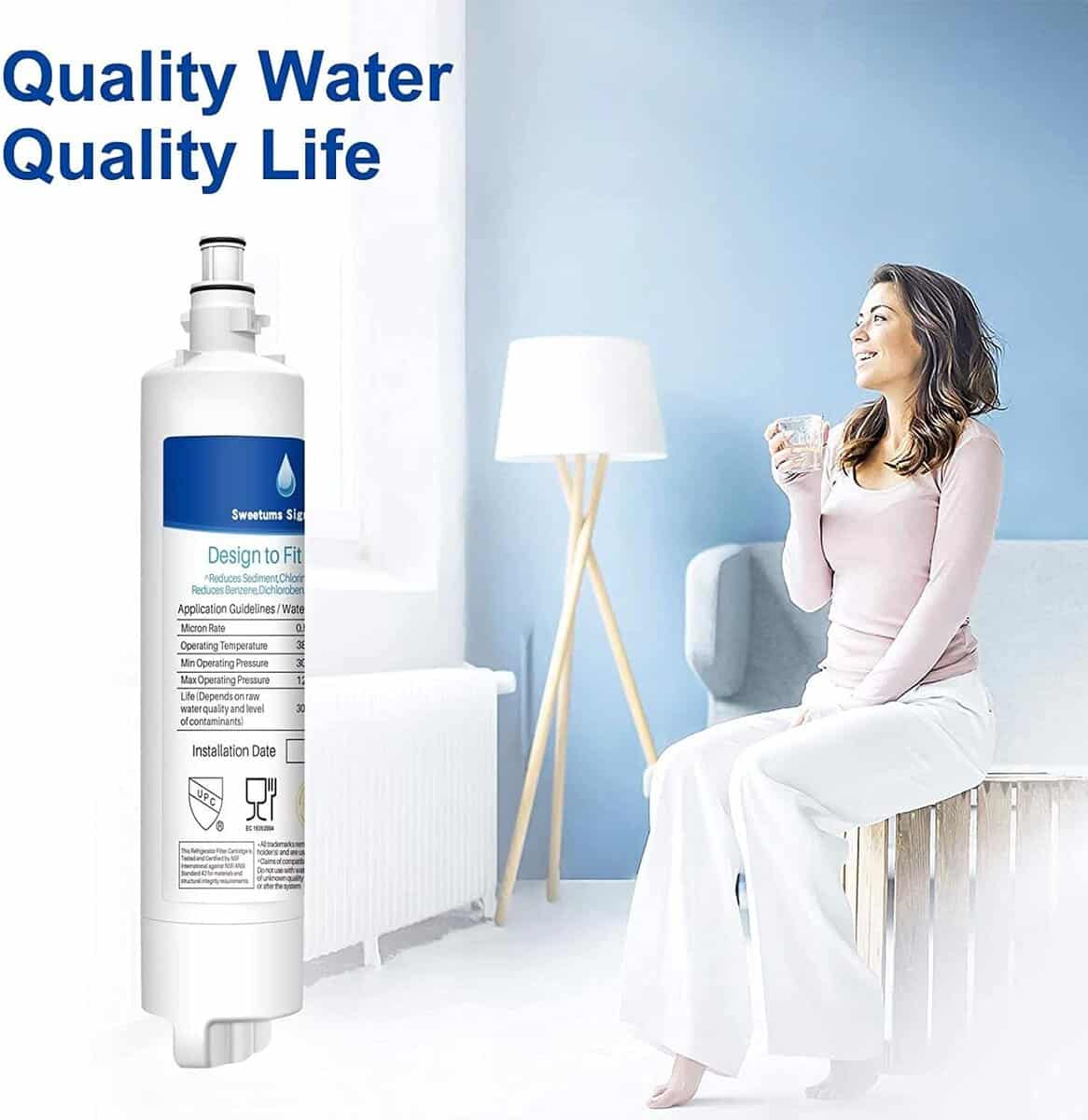 847200 Filtro de Agua de Repuesto para Refrigerador Fisher - Imagen 8