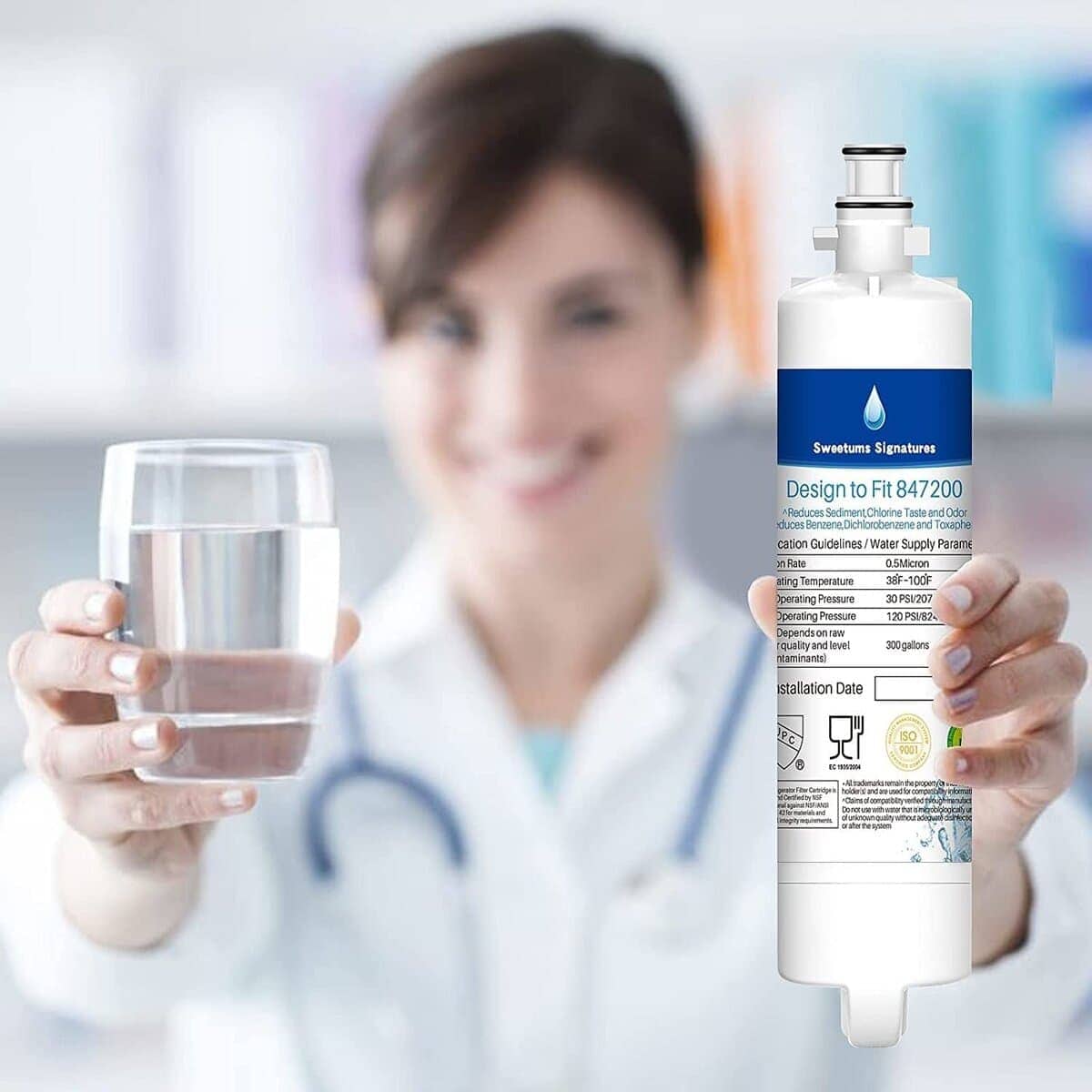 847200 Filtro de Agua de Repuesto para Refrigerador Fisher - Imagen 7