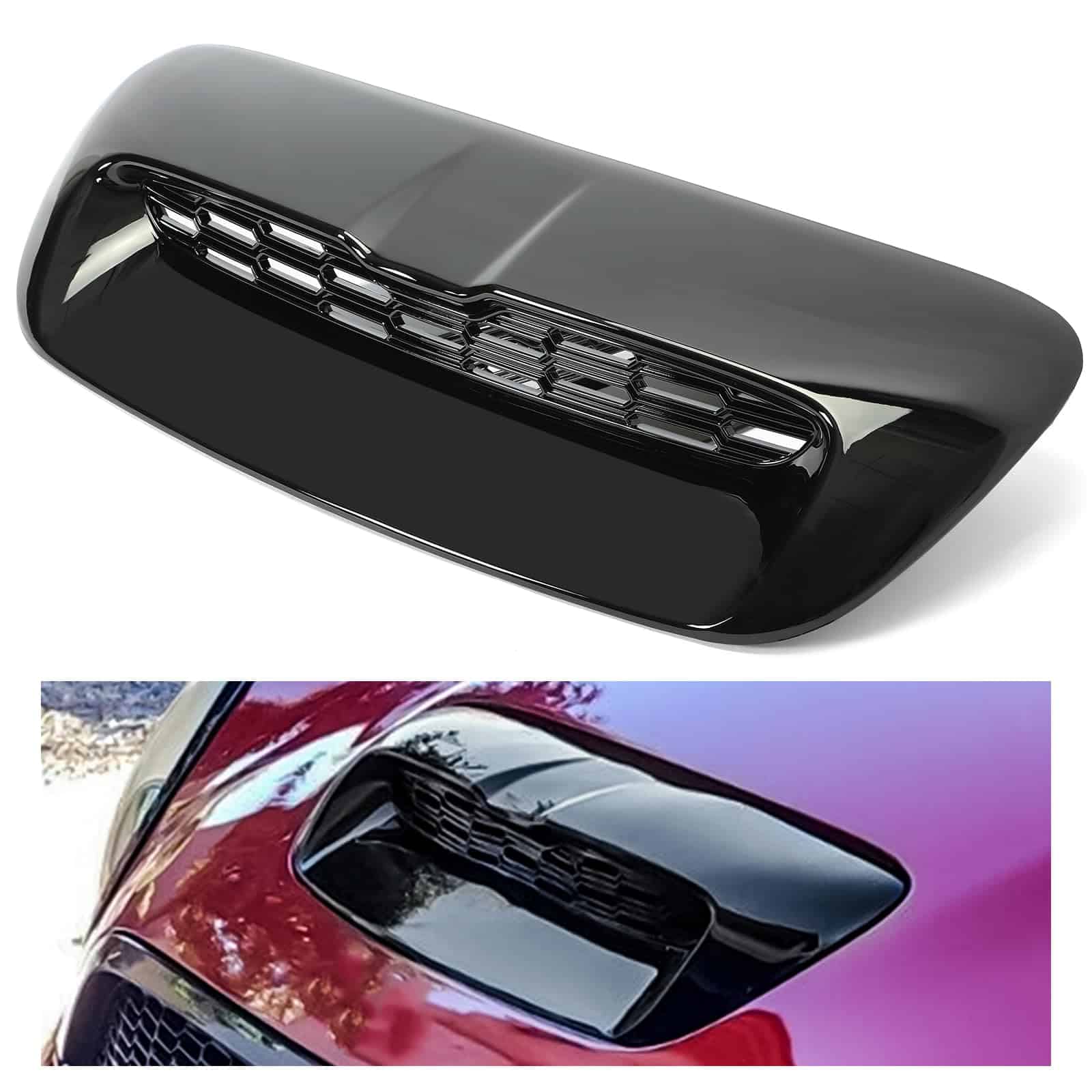 Kojem Hood Bonnet Air Intake Vent Scoop Cover Compatible