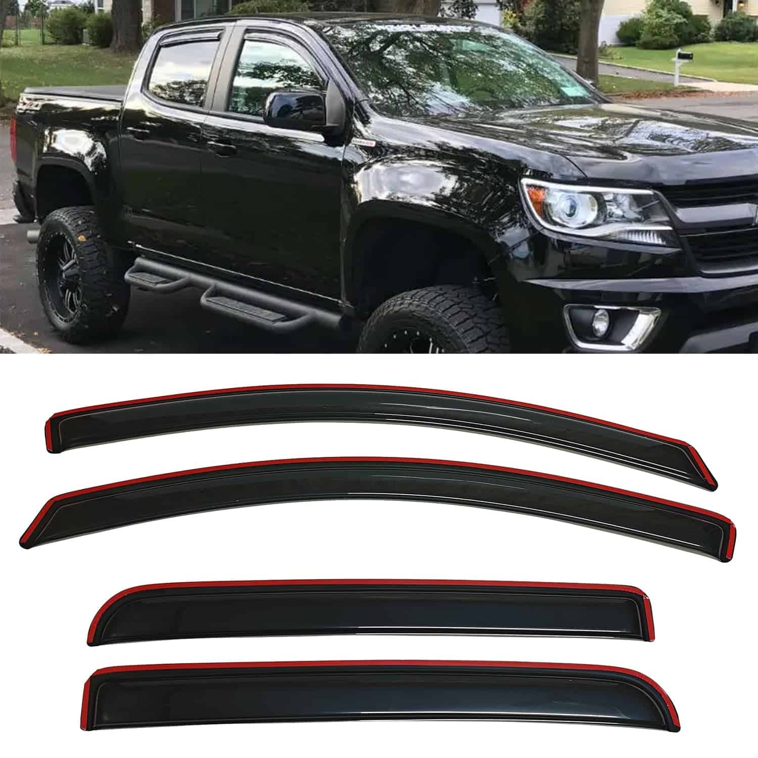 Viseras de Ventana de Estilo en Canal Ahumado para Sol y