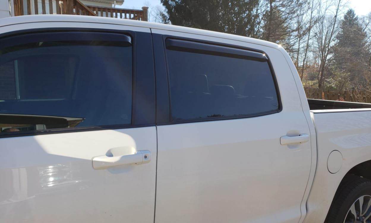 Guardias de ventana de lluvia y sol en estilo en canal humo - Imagen 4