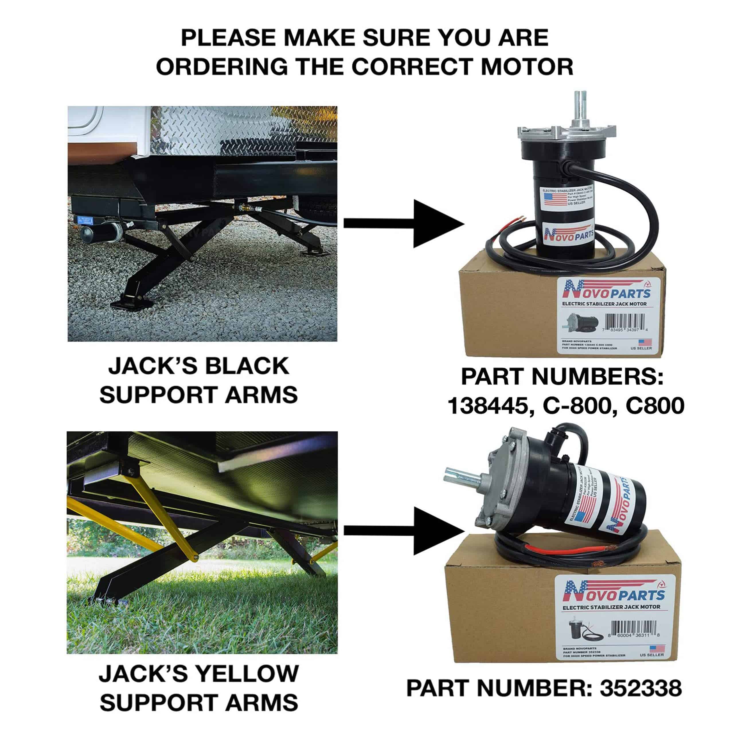 NOVOPARTS 138445 Motor Trasero de Estabilizador Eléctrico - Imagen 6