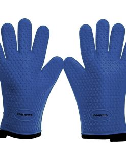 Guantes de Horno de Silicona XL KITCHEN -Azul Clásico