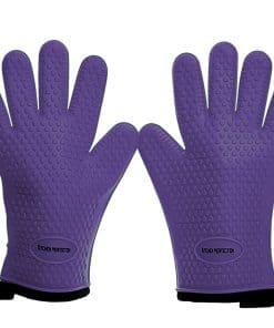 Guantes de Horno de Silicona XL KITCHEN -Morado