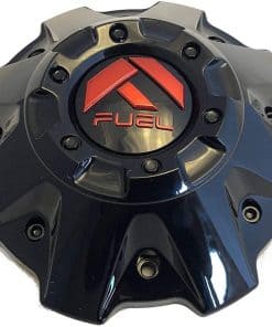 Tapa central Fuel 1pc GL-BLK/RED COV CAP 5/6LUG-BLK RIVET -