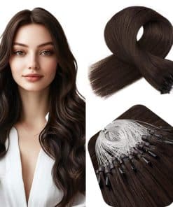 Extensiones de Cabello de Anillo Micro de Cabello Humano