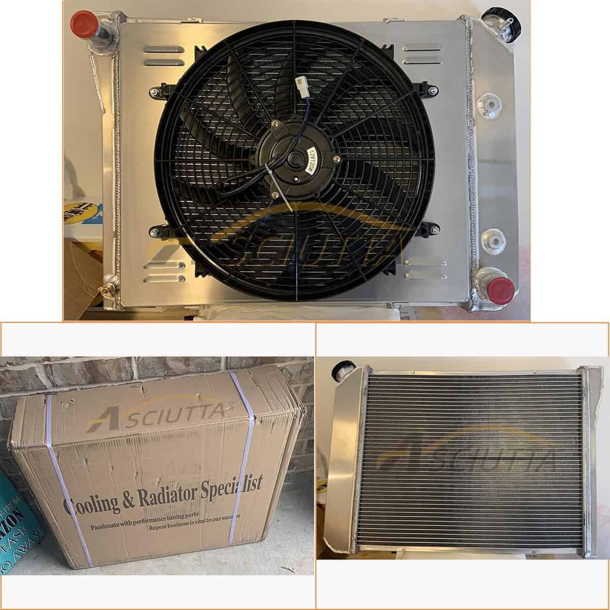 Radiador de aluminio CoolingSnow para Chevy -entilador - Imagen 8