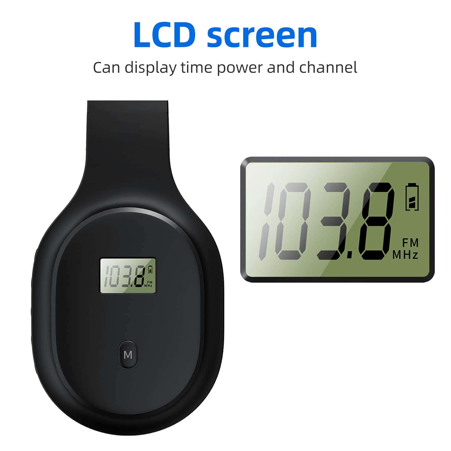 Audífonos inalámbricos UMUTOO con Radio FM y Bluetooth 5.0, - Imagen 9