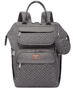 Mochila de pañales BabbleRoo, bolsas grandes multifunción