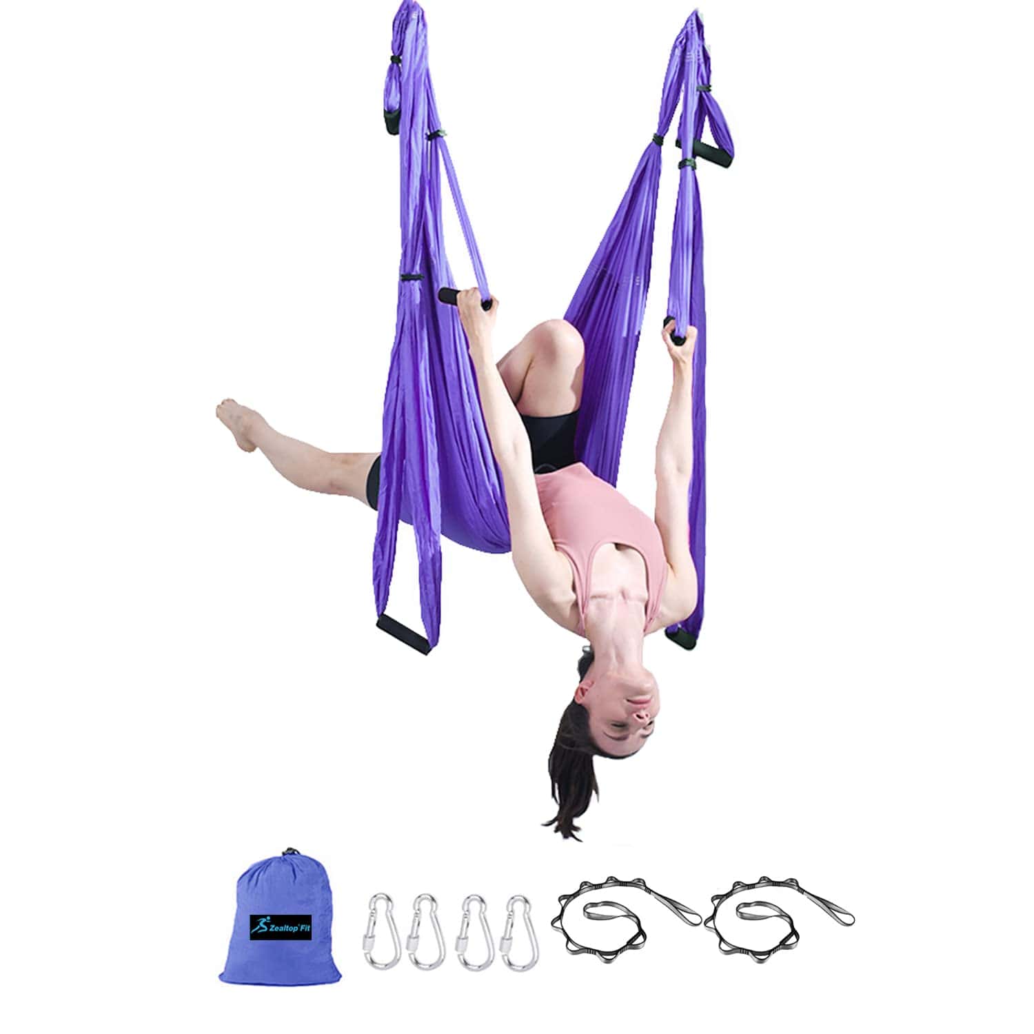 Set de Columpio de Yoga Aéreo Hamaca de Yoga Trapecio Sling