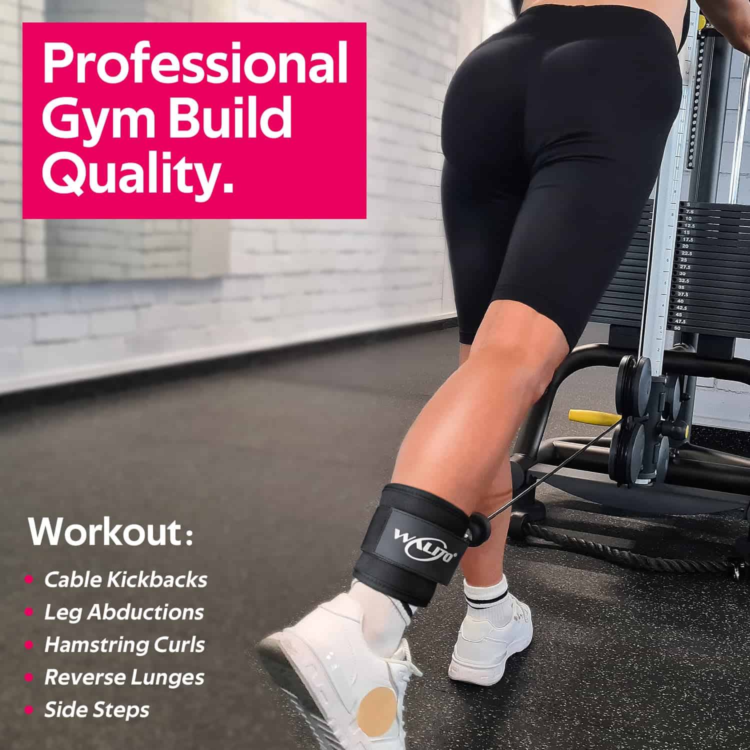 Bandas de resistencia para tobillos -Negro - Imagen 8