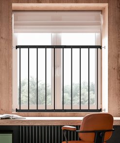 WAOWAO Barreras de seguridad para ventanas -Negro