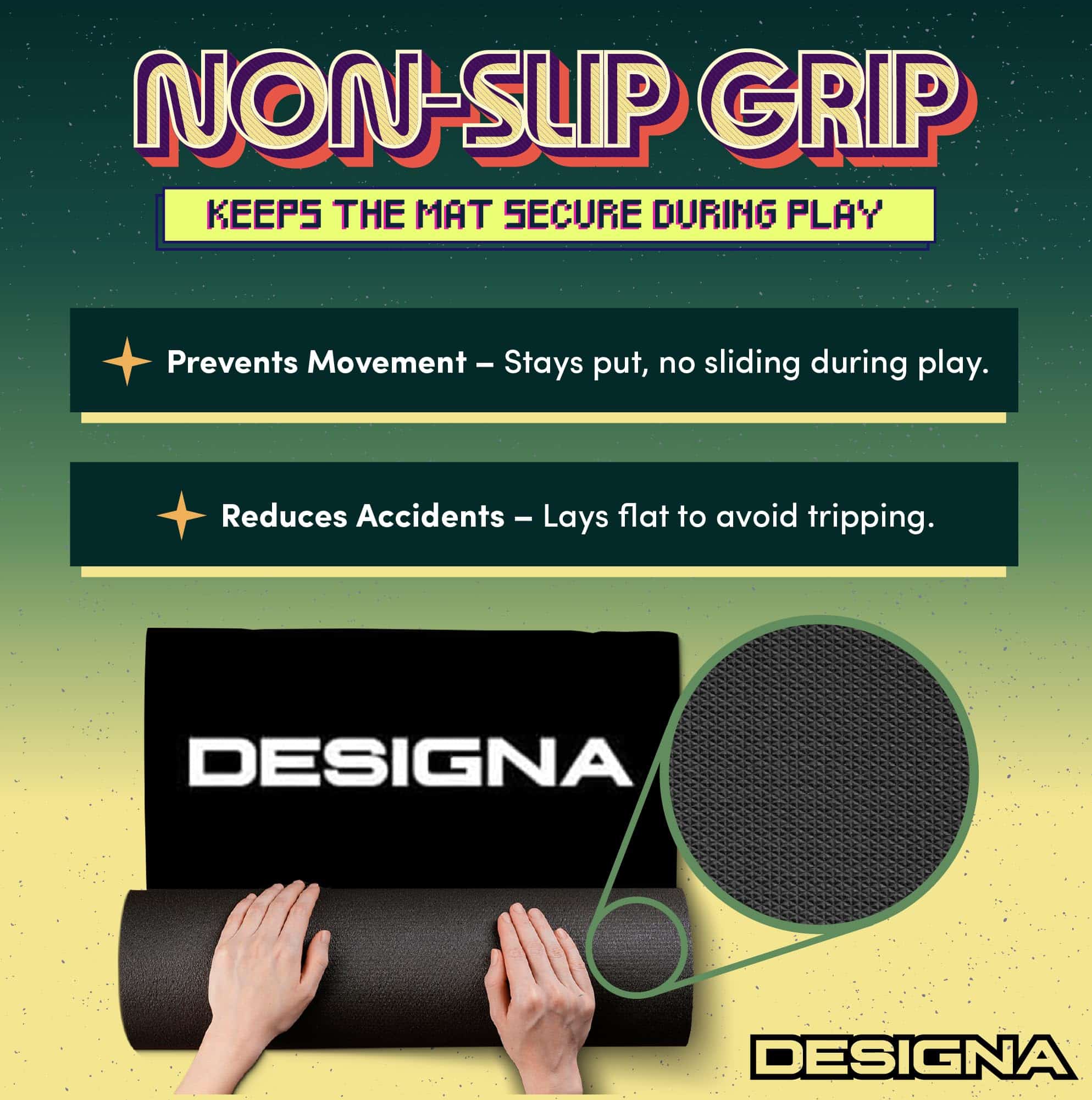 Tapete de dardos Designa con doble acabado superior, 290cm - Imagen 4