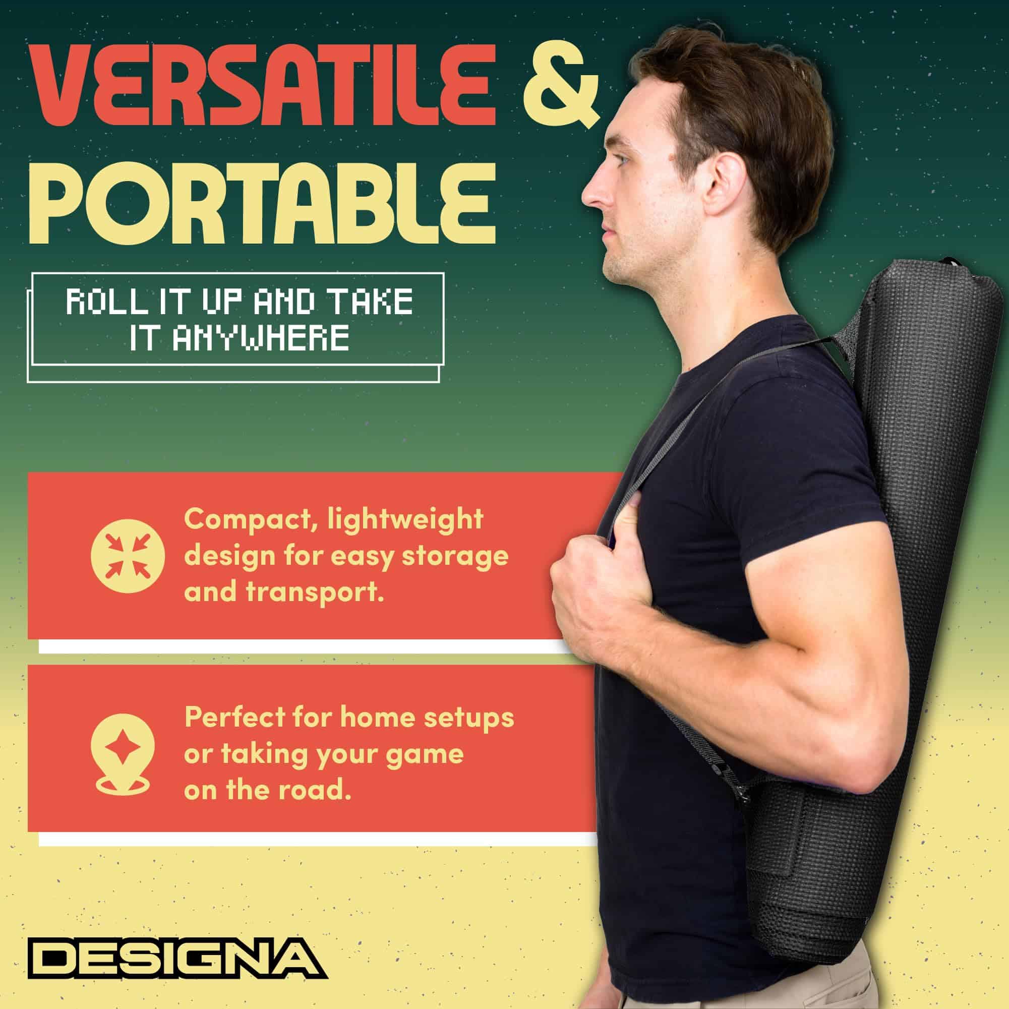 Tapete de dardos Designa con doble acabado superior, 290cm - Imagen 7