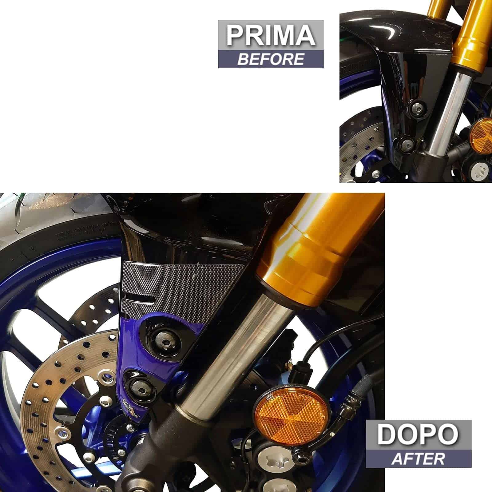 Calcomanías 3D de Resina para Moto -Azul - Imagen 4