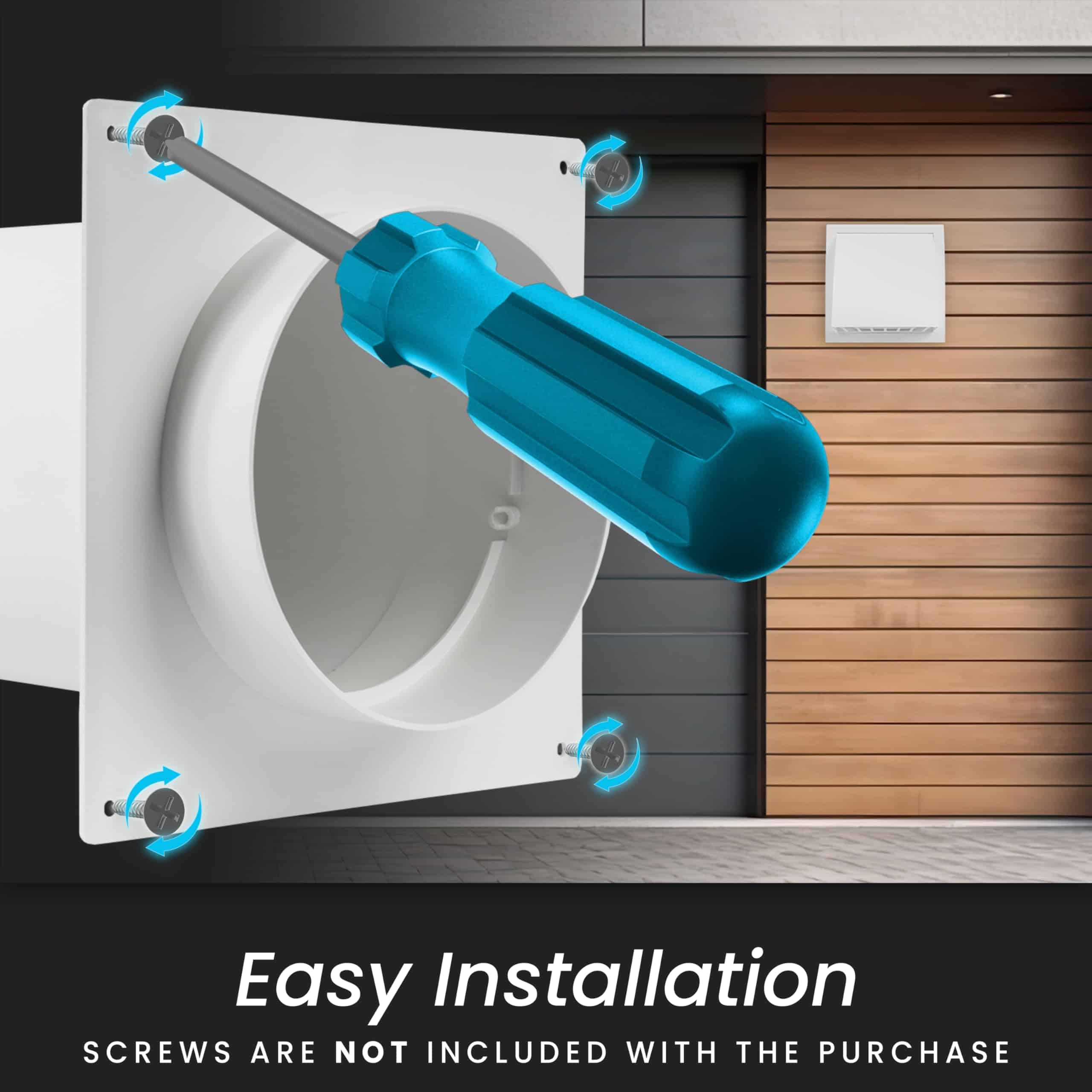 Kit de ventilación de 4 pulgadas a través de pared - - Imagen 7