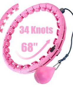 Aro de Ejercicio Ponderado OurStarry 34 Nudos Plus Size,