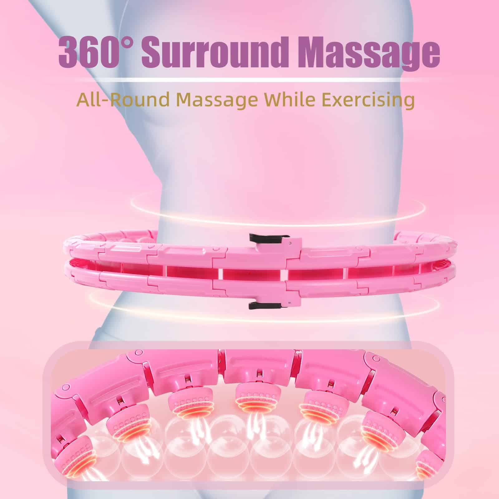 Aro de Ejercicio Ponderado OurStarry 34 Nudos Plus Size, - Imagen 3