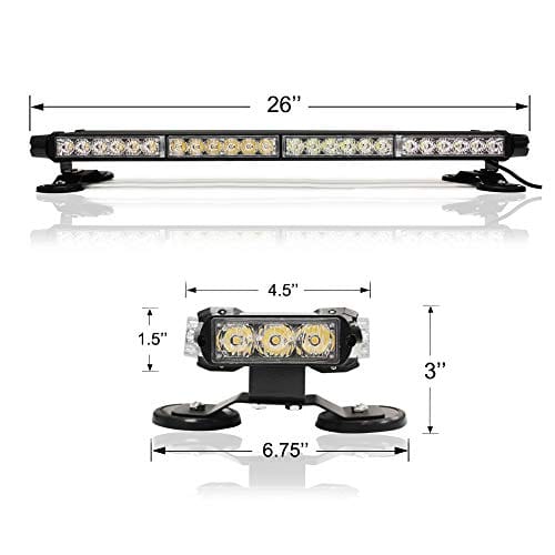 Barra de Luces Estroboscópicas de Emergencia FOXCID 26'' 54 - Imagen 7