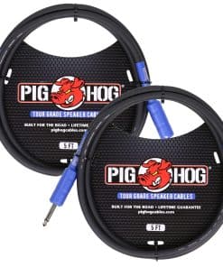 Cable para Altavoz Pig Hog PHSC5 de 9.2mm, 5 pies - Paquete
