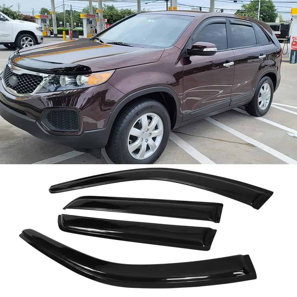 Deflector de viento para ventana -Humo