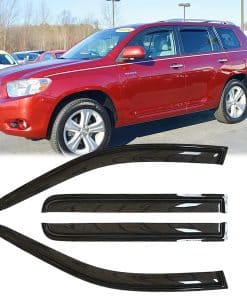 Deflector de viento para ventana lateral original -Humo