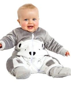 Babystudio Saco de Dormir Premium con Pies (OSO POLAR, 0-6