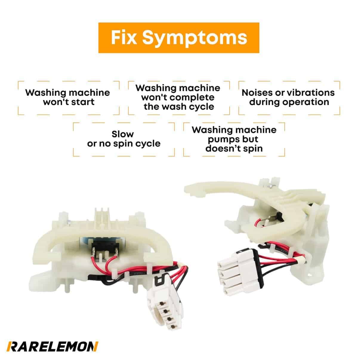 RARELEMON WH05X25036 WH03X30517 Ensamblaje de actuador de - Imagen 3