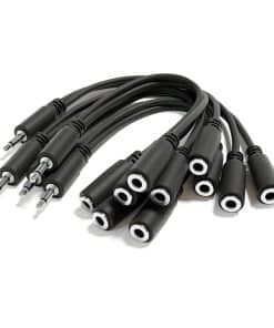 ExcelValley - Pack de 5 - Cables Divisor Mono Y - TS 3.5mm