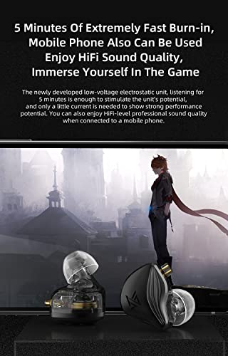 Audífonos KZ ZEX 1 electrostático + 1 Dinámico In-Ear - Imagen 8