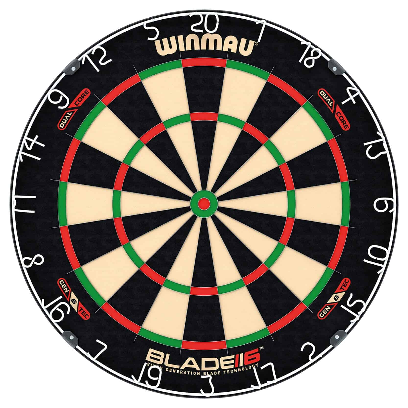 Tablero de Dardos Profesional WINMAU Blade 6 Dual Core con
