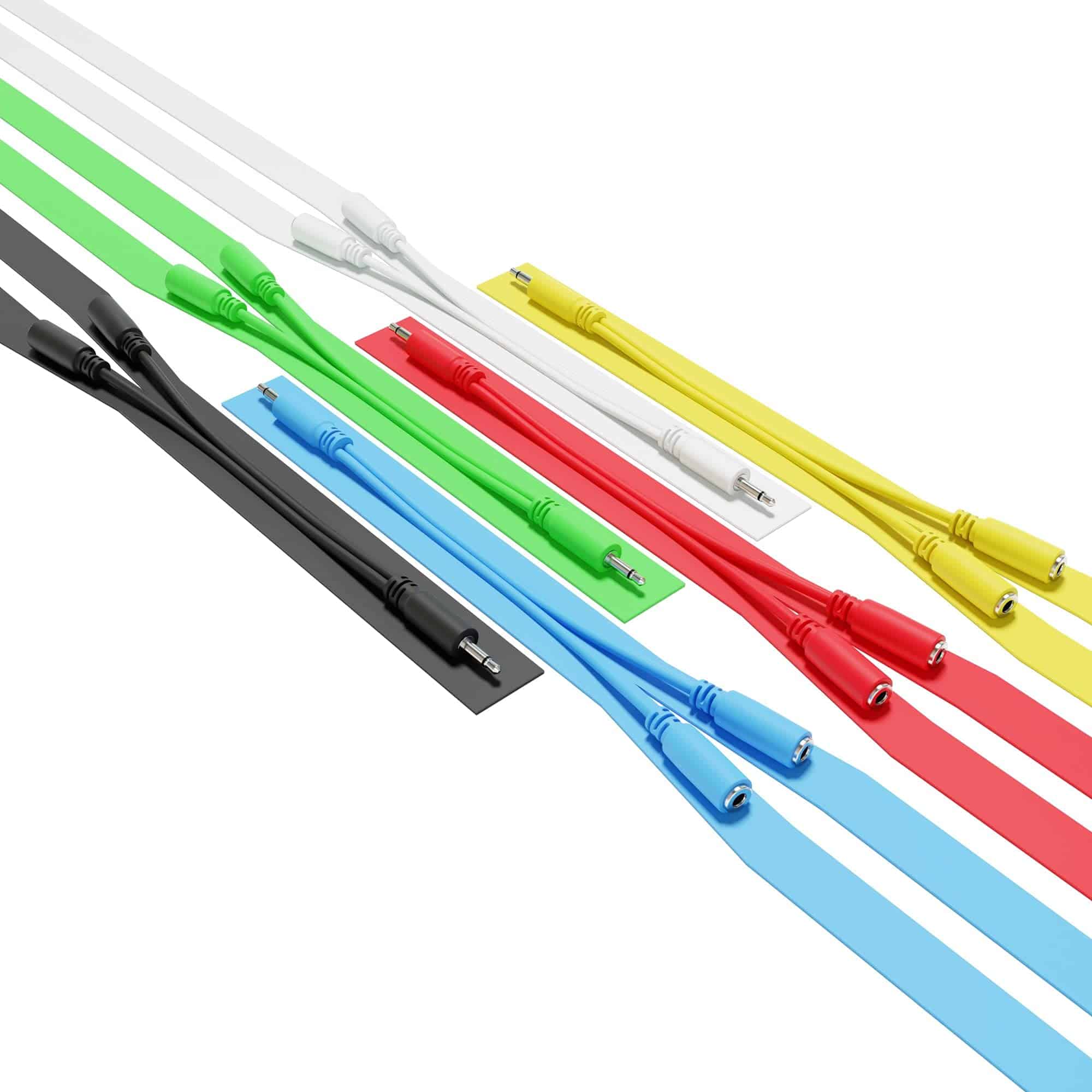 ExcelValley - Splitter Mono Y Patch Cables - TS 3.5mm 1/8" - Imagen 6