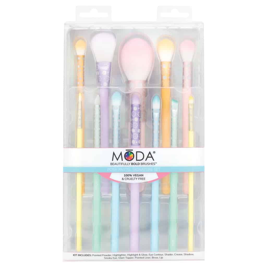 Juego de Brochas de Maquillaje MODA Posh Pastel Signature - Imagen 9