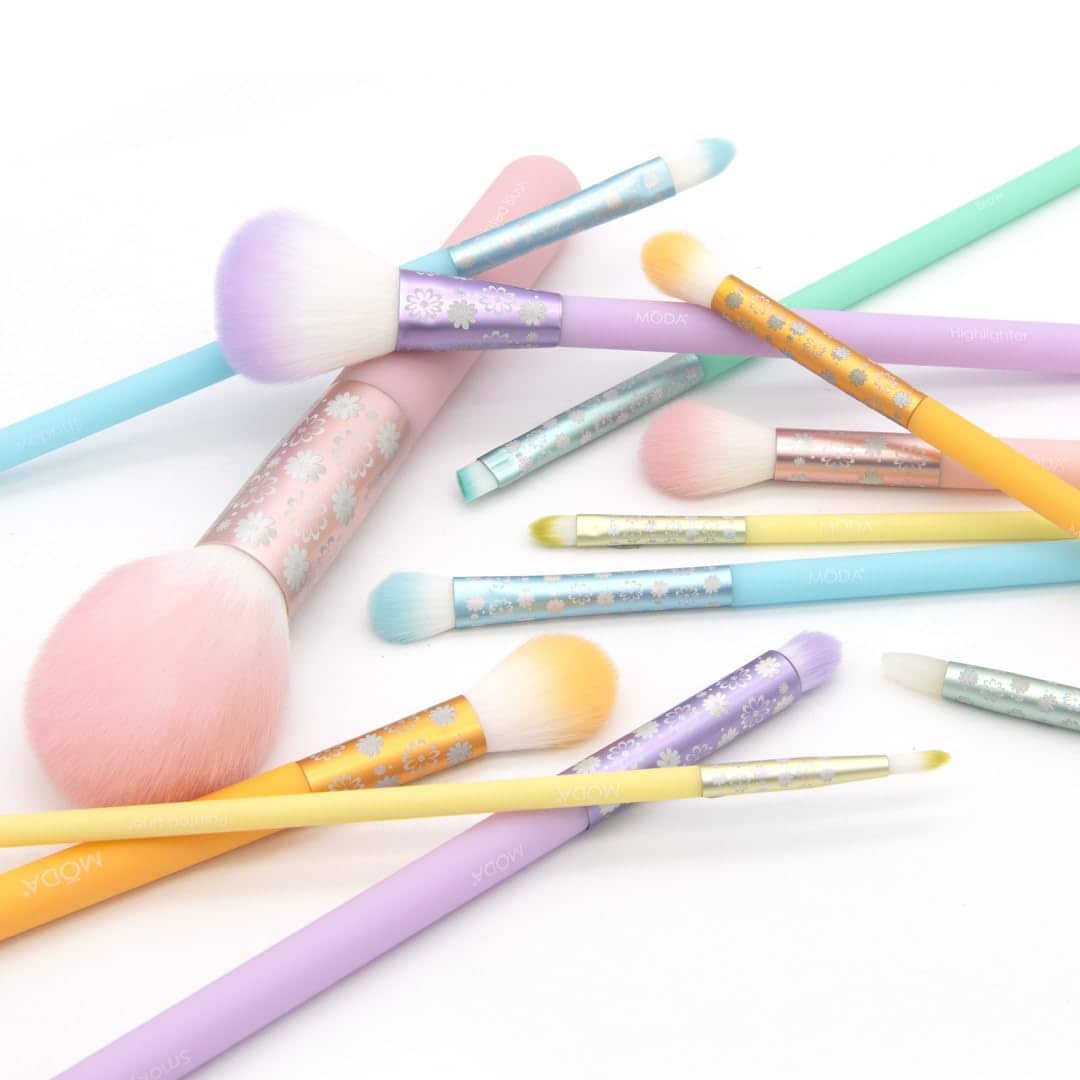 Juego de Brochas de Maquillaje MODA Posh Pastel Signature - Imagen 5