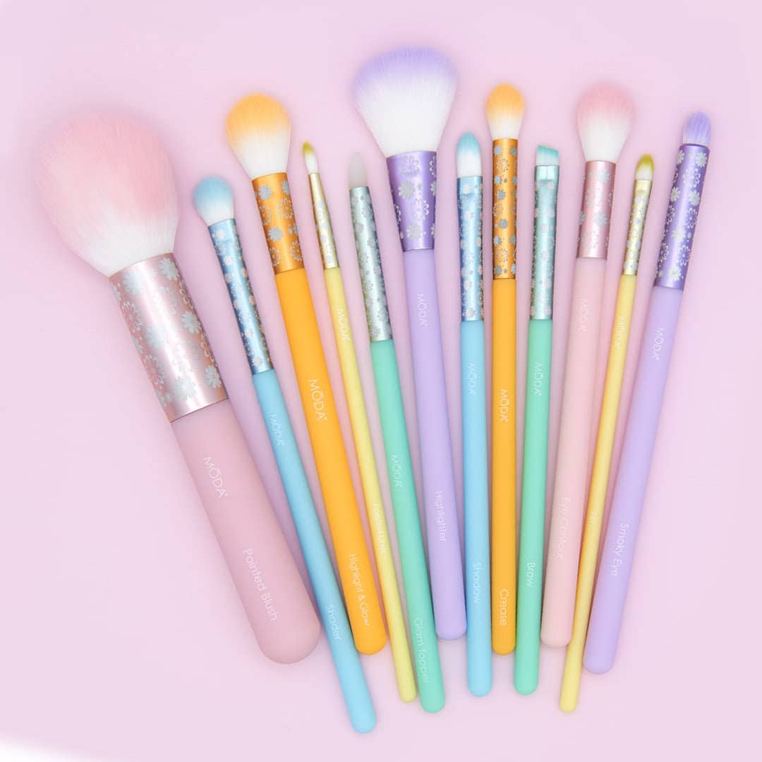 Juego de Brochas de Maquillaje MODA Posh Pastel Signature - Imagen 4