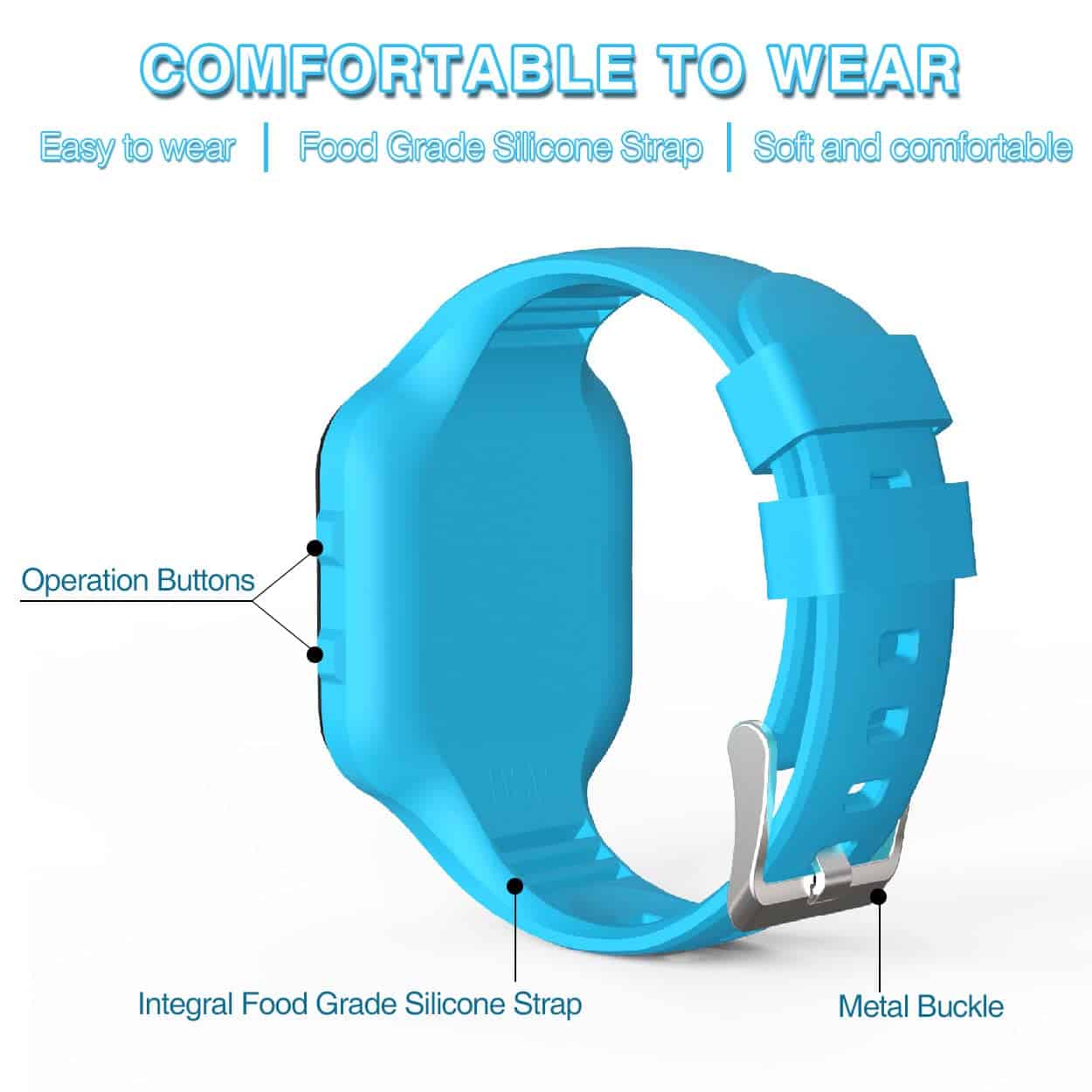 Reloj de seguimiento digital de podómetro Focwony sin - Imagen 7