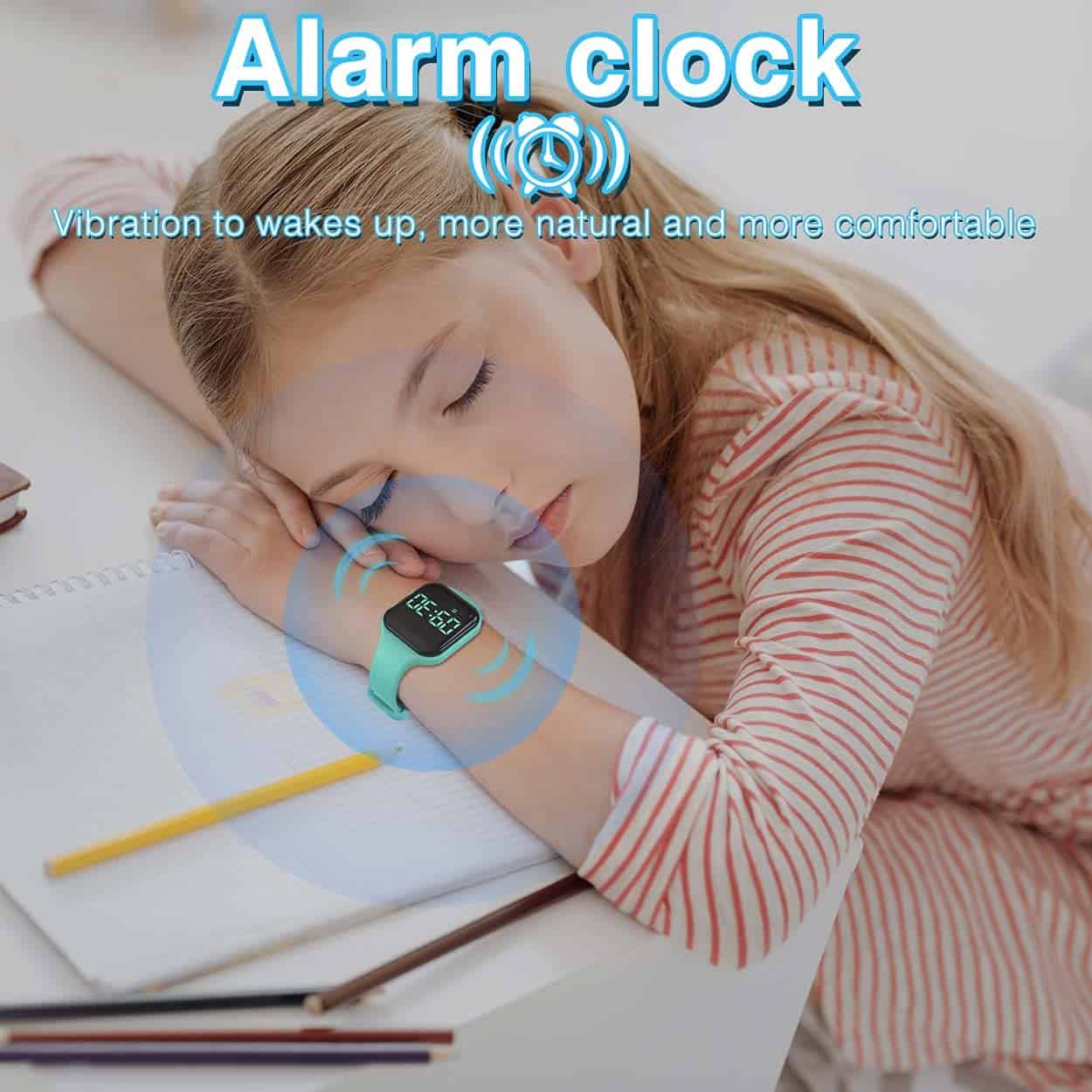 Reloj de seguimiento digital de podómetro Focwony sin - Imagen 5