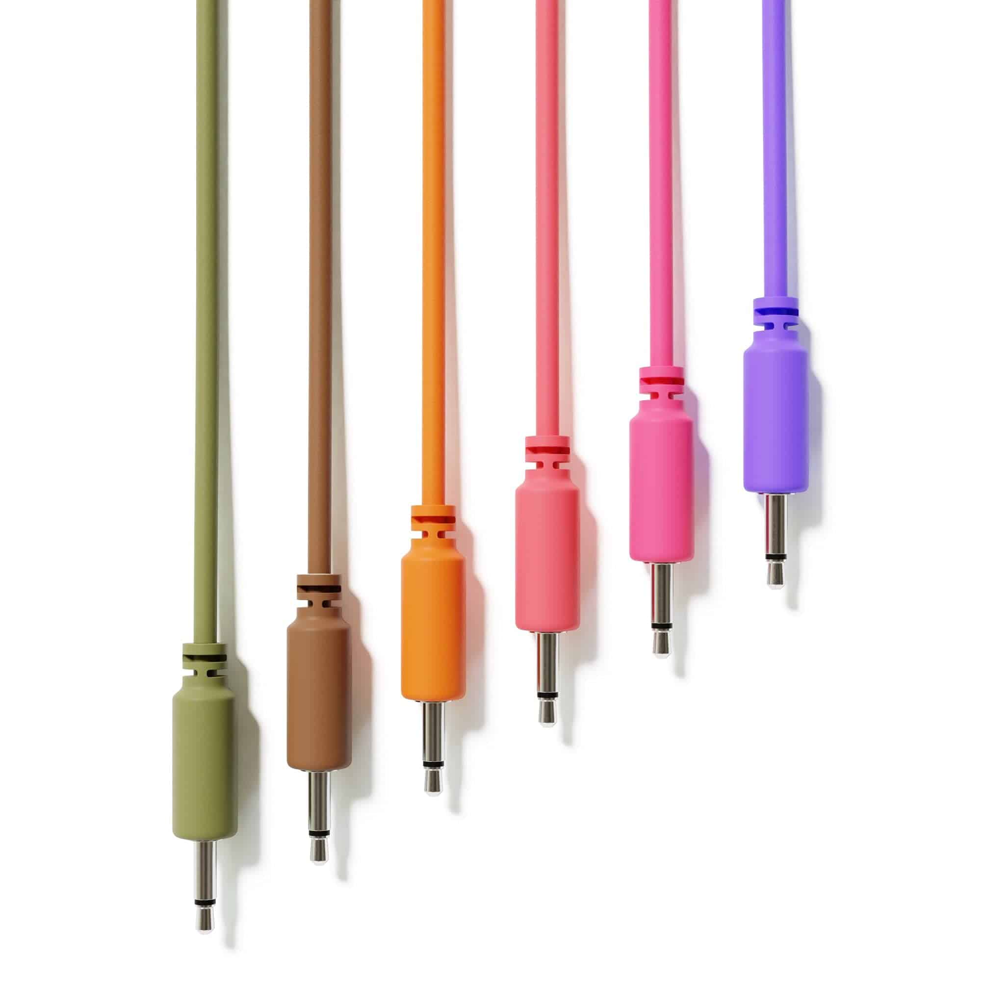 ExcelValley - Cables de Parche Modular Mono -Army Green, Bro